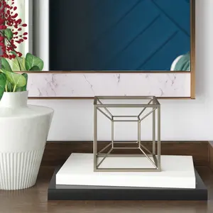 Statue décorative animale en métal haut de gamme faite à la main, anneau circulaire, gravure d'harmonie, figurine pour installation en place publique - Product Image 2