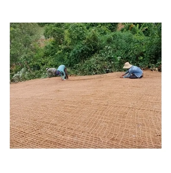 Chất lượng tốt nhất sản phẩm xơ dừa Net 100% tự nhiên từ dừa sợi được sử dụng để kiểm soát các đất xói mòn và các Land trượt