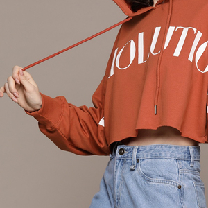 Servicios OEM, Sudaderas Cortas para Mujer, Diseño Más Reciente de 2026, Transpirables, Antibolitas, Sudaderas Cortas para Mujer Más Vendidas - Product Image 5