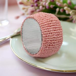 Handmade Beaded <b>Napkin</b> Rings Special Occasions Glitz Dinning Table Decor <b>Easter</b> Spring Summer Pastel Colour <b>Napkin</b> Rings Summer - Product Image 1