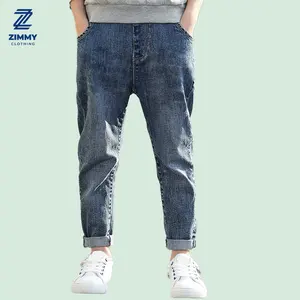 New Model 2023 Summer Boys jeans Skinny Cotton Designed Pants Street Boys jeans