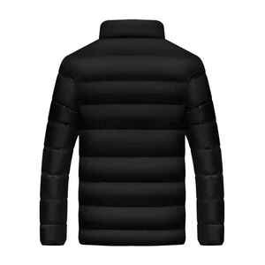 Vente directe d'usine hiver toile haute rue conception personnalisée extérieur fermeture éclair imperméable respirant grande taille vestes pour hommes - Product Image 4