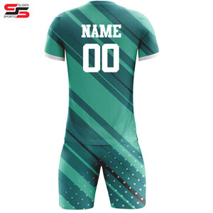 Ensemble de maillot et short de football de haute qualité, design personnalisé, logo, respirant, léger, vêtements de sport d'été, couleurs et tailles personnalisées - Product Image 2