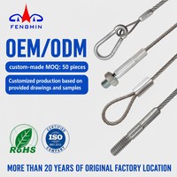 Kit de suspension de plafond en câble, système de suspension en câble d'acier inoxydable FENGMIN OEM