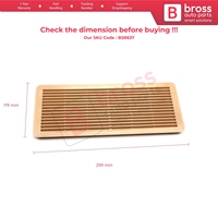 Grille de ventilation de toit ouvrant BSR637 beige pour W202 W203 W208 W209 W210 W211 W215 W219 W220 W240 W140 A2117840644