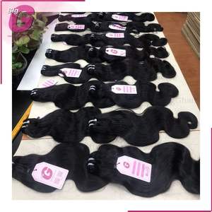 100% pelo humano virgen vietnamita trama cuerpo agua ondulado Remy paquetes de pelo onda profunda textura recta - Product Image 1