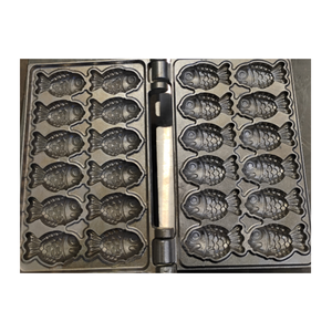 Cooktech Máy tính để bàn cá hình bánh máy tự động Hàn Quốc hotteok nhà sản xuất thép không gỉ SUS304 nhỏ gọn thiết bị làm bánh - Product Image 1