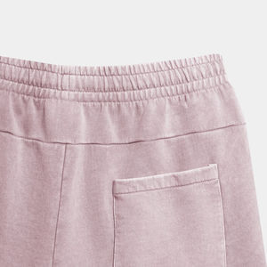 Pantalones cortos de gimnasio para hombre 100% algodón personalizados al por mayor, ropa deportiva de estilo callejero de color sólido a bajo precio, servicio OEM personalizado - Product Image 6