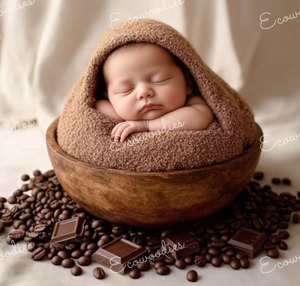 ชามไม้อุปกรณ์เสริมสำหรับสตูดิโอถ่ายภาพเด็กแรกเกิด - Product Image 2