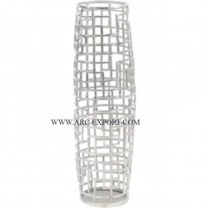 Jarrones de aluminio plateados al por mayor, decoración del hogar de buena calidad, jarrón de flores personalizado para interiores y exteriores para decoración de fiesta de cumpleaños - Product Image 6