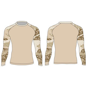 เสื้อรัดรูปแบบซับลิเมชันสำหรับผู้ชายเสื้อแรนต์ฟิตเนสบลาซิล - Product Image 6