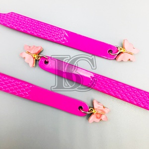 คีมคีบขนตาสแตนเลสสีชมพูแบบยั่งยืนพร้อมตัวมิงค์ทรงผีเสื้อที่สวยงาม - Product Image 6