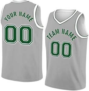 Camiseta de baloncesto de la mejor calidad al por mayor camiseta de baloncesto reversible de poliéster 100% de todos los equipos transpirable entrenamiento - Product Image 2