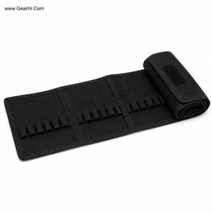Pochettes de rangement industrielles haut de gamme multi-emplacements en toile pour outils, matériel et instruments, à compartiments segmentés, enroulables et utilitaires - Product Image 5