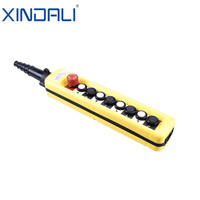 Station de commande suspendue pour palan de grue XCD-64P, étanche IP65, en métal et plastique, 10A 1NO