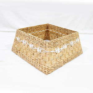 Support de sapin de Noël en jacinthe d'eau Artex Dong Thap, décoration élégante faite à la main pour les fêtes - Product Image 2