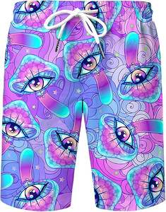 Ensemble chemise hawaïenne pour homme en coton et rayonne, manches courtes, deux pièces, pour les vacances d'été, vente en gros, pas cher, personnalisable - Product Image 3