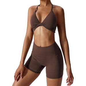 Venta caliente Spandex Poliéster Hecho Yoga Set para mujeres Nueva llegada Último diseño Mujeres Yoga Set con bajo MOQ - Product Image 1