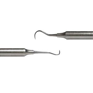 Escarificador de Hoz Dental de doble extremo Towner Jacquette, herramienta de acero con mango de fácil agarre, fuente de alimentación Manual de plástico, 1: 1, 2 uds. - Product Image 2