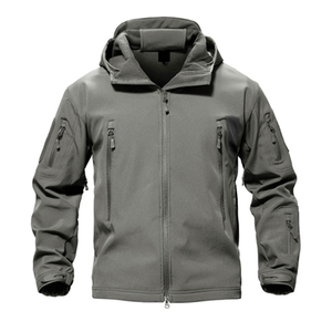 Veste Softshell de Luxe à Fermeture Éclair Intégrale, Confortable, Style Urbain, Personnalisable, Extérieur en Nylon, Saison Hiver, Séchage Rapide, Coupe-Vent, Respirante - Product Image 5
