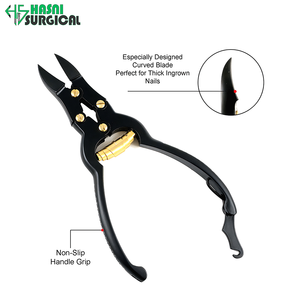 Coupe-ongles à double action en acier inoxydable / Coupe-ongles durable avec ouverture large et lame tranchante pour ongles épais - Luxe - Product Image 1