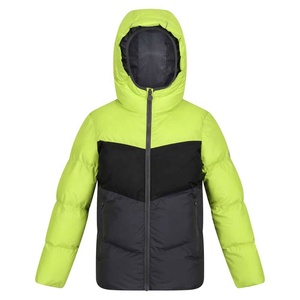 Veste matelassée à capuche verte brillante pour hommes de haute qualité Veste d'hiver légère et rembourrée avec logo personnalisé brodé Vente en gros chaude - Product Image 5