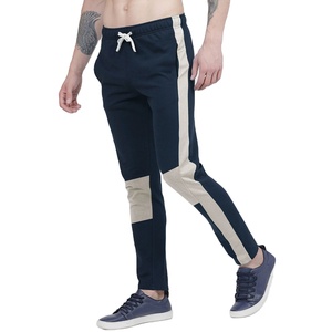 Pantalon de survêtement de jogging en coton pour homme avec poches zippées Pantalon d'entraînement léger pour le sport et la course à pied - Product Image 2