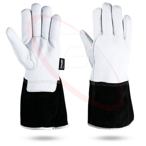 ถุงมือเชื่อมทิกสกินหนังแพะถุงมือเชื่อมป้องกันมือสำหรับช่างเชื่อมถุงมือหนัง12ซม. - Product Image 6