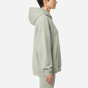 Tendance du moment : Sweat à capuche oversize pour femme, coupe ample, pull décontracté, style streetwear, manches longues, pour tous les jours, hiver - Product Image 4