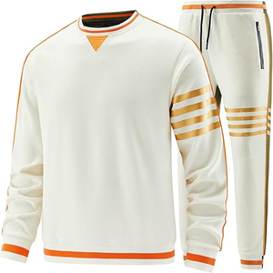 Latest Design Wholesale Custom Sportswear Tracksuits Fitness Sweatsuit Two Piece Track Suit for Men Men's Sets - Product Image 1