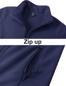 2024 chaqueta de lana transpirable con cremallera para mujer, estampado de algodón Polar ligero cálido para aventuras de invierno de talla grande - Product Image 4
