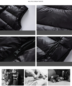 2024 personalizar nuevo chaleco de alta calidad chaleco Multi bolsillo bosques chalecos Chaquetas para hombres - Product Image 2