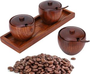 Ensemble de cuillère et de plateau de service en bois de qualité supérieure avec pot à huile pliable écologique pour une utilisation moderne sur le comptoir de la cuisine à domicile - Product Image 1