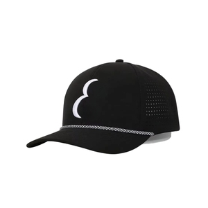 หมวกกอล์ฟจากโรงงานโดยตรง ปีกหมวกแบบเกลียว 5 ชิ้น ตัดด้วยเลเซอร์ พร้อมรูระบายอากาศ ปักโลโก้ตามสั่ง ปรับขนาดได้ด้านหลัง รับทำแบรนด์ตามสั่ง - Product Image 2