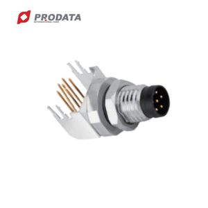 Conector PRODATA Macho M8 Impermeable IP67 para Cable de Dispositivo, 6-8 Pines, Montaje Trasero en Panel, Receptáculo PCB, Conexión por Soldadura por Inmersión, para Automóvil - Product Image 4