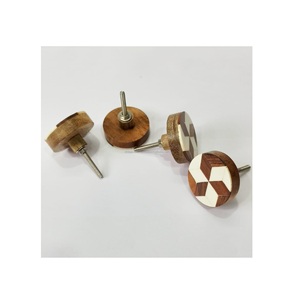 Bouton en résine de bois sur mesure maison chambre armoire commode maison et armoires de cuisine résine bois tiroir poignée bouton Offre Spéciale - Product Image 4