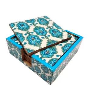 Handcrafted Wooden Printed <b>Coasters</b> <b>Table</b> Top Decor <b>Coasters</b> for Home Restaurants Office & Events Decor Hot Selling - Product Image 4