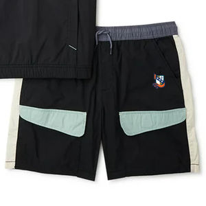 2025 coupe-vent en plein air Shorts de course ensembles pour hommes 2025 couleur bloc imperméable Nylon fermeture éclair survêtements pour unisexe - Product Image 4