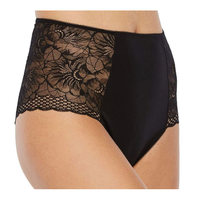Braguitas de Bikini Sexys de Tela de Nailon de Punto con Diseño de Orificios Transpirables, Ropa Interior de Talle Bajo con Estampado y Remaches para Mujer