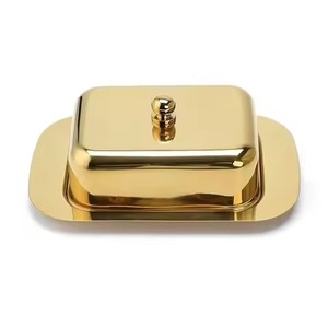 Bol à dattes de style moyen-oriental avec base dorée et couvercle en verre, pots à khajoor pour la cuisine, vaisselle, bols à dattes - Product Image 5