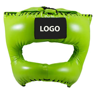 Protectores de cabeza de boxeo de entrenamiento profesional Unisex, protección de cabeza de artes marciales de cuero PU de alta calidad, cascos de boxeo con logotipo personalizado - Product Image 5