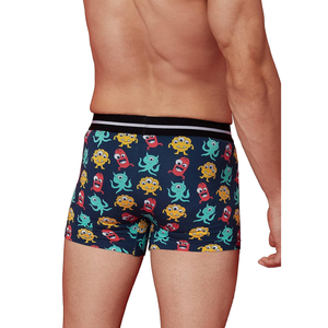 Calzoncillos bóxer personalizados de alta calidad para hombre, fabricante de calzoncillos bóxer de algodón a rayas con estampado de punto, ropa interior al por mayor, precio barato - Product Image 4