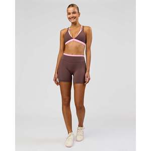 Shorts Bree Fusion de Cintura Alta de 6 Pulgadas con Bolsillos - Rosa Cacao - Product Image 2