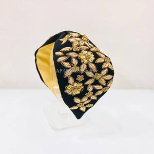 Diadema Bordada con Cuentas de Primera Calidad para Niños, Turbante Multicolor Hecho a Mano en India, Fabricante Local Indio, Último Estilo - Product Image 1