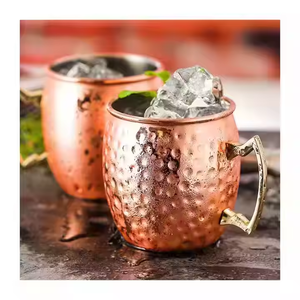 2025 Moscow Mule Copper <b>Mugs</b> Beer Cup Box Gift Set New Arrival Copper <b>Mug</b> Antique Hammered Moscow Mule <b>Mug</b> for Beer - Product Image 2