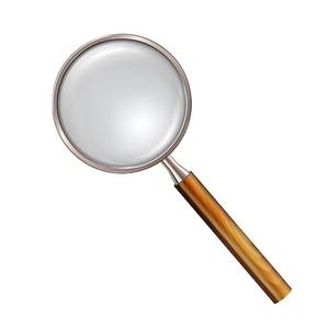 Vintage nautique marine trépied loupe Antique Table décor nouvelles papier lecteur loupe - Product Image 5