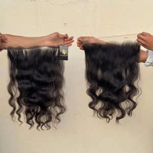 5x5 6x6 7x7 HD dentelle fermeture perruques cheveux humains pré-plumés 6x6 cheveux de vague de corps, temple brut cheveux humains indiens pour les femmes noires - Product Image 1