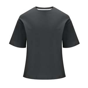 T-shirts pour hommes 100% coton décontracté col rond manches courtes basique lourd doux t-shirts unis coupe classique t-shirts - Product Image 4
