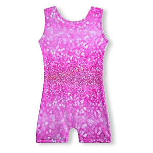 ชุดรัดรูปแขนกุดสำหรับเด็กผู้หญิงชุดเล่นยิมนาสติก - Product Image 1