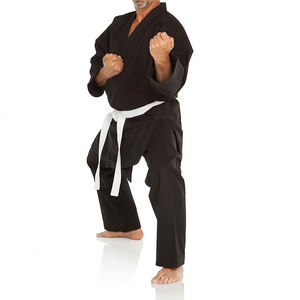 Expédition rapide de l'uniforme de karaté d'arts martiaux avec tissu de coton de haute qualité et uniforme de karaté de personnalisation - Product Image 4
